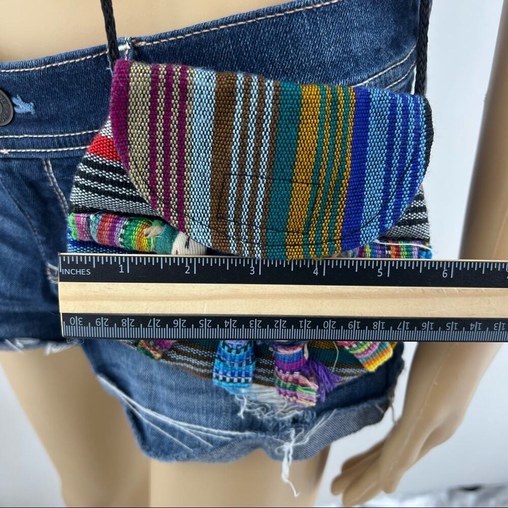 Boho Festival Handmade Multi-Cultural Doll Sleepover Small Crossbody Bag - Picture 4 of 4